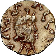 ⅓ de sou d'or - Monétaire Austrulfus Vasselay obverse image