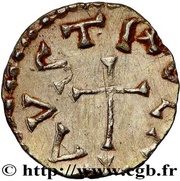 ⅓ de sou d'or - Monétaire Austrulfus Vasselay, Frankish Kingdoms, 600-675 reverse image