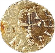 Tremissis - Moneyer Bettone Senlis mint, Frankish Kingdoms, 620-640 reverse image