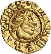 Tremissis - Charibert II Banassac mint obverse image
