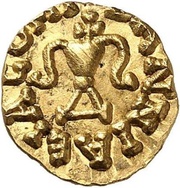 Tremissis - Charibert II Banassac mint, Frankish Kingdoms, 629-632 reverse image