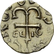 Tremissis - Moneyer Eligius - Clovis II Paris mint, Frankish Kingdoms, 639-641 reverse image