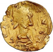 Tremissis - Sigebert III Marseille mint obverse image