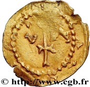 Tremissis - Sigebert III Marseille mint, Frankish Kingdoms, 639-656 reverse image