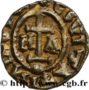 Tremissis - Childeric II Marseille mint, Frankish Kingdoms, 662-673 reverse image