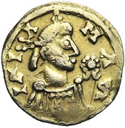 Solidus - Sigebert III Marseille mint obverse image