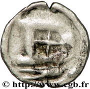 Obol with cross Metz mint reverse image