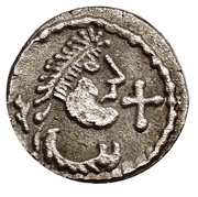 Denier - Moneyer Adalsar Quentovic mint obverse image