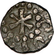 Denier at the cross - Various moneyers Chalon mint obverse image