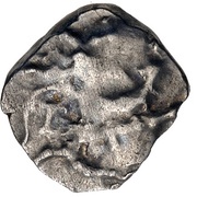 Denier at anchored cross Paris mint obverse image