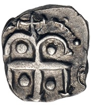 Denier at anchored cross Paris mint reverse image
