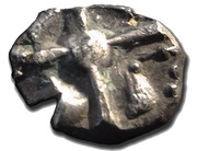 Drachm with flower or trefoil, Gaul, 100 BC - 56 BC reverse image