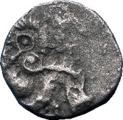¼ Silver Stater, Gaul, 60 BC - 50 BC reverse image