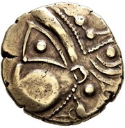 ½ Stater with boars facing left obverse image