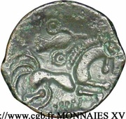 ½ Stater with boar, Gaul, 60 BC - 50 BC reverse image