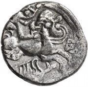 Boar Stater Figurative Style, Gaul, 200 BC - 50 BC reverse image