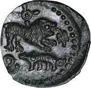 Bronze with lion and boar CATAL reverse image
