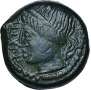 Bronze with wolf and lizard obverse image