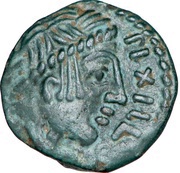 Bronze with bird in the temple obverse image