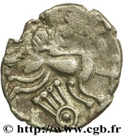 ¼ Stater Class Vb, Gaul, 80 BC - 50 BC reverse image