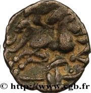 ¼ Stater with hippophorus, Gaul, 100 BC - 50 BC reverse image