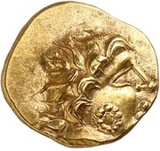 ¼ Stater with hippophorus and flower obverse image