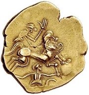 Stater with hippophorus Genie, Gaul, 70 BC - 50 BC reverse image