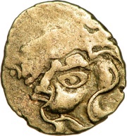 ¼ Stater with barrier obverse image