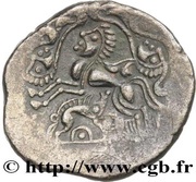 Stater with boar and eagle, Gaul, 100 BC - 50 BC reverse image
