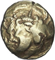 Stater with winged character obverse image