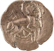 Stater with tent Class II, Gaul, 80 BC - 50 BC reverse image
