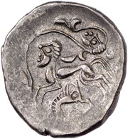 Stater with boar, Gaul, 80 BC - 50 BC reverse image
