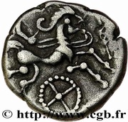 Stater Class IV, Gaul, 80 BC - 50 BC reverse image