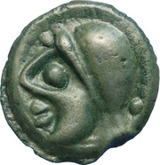 Potin with large head obverse image