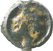 Potin with diabolic head Class I obverse image