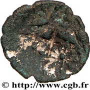 ¼ Gold Stater stuffed, Gaul, 80 BC - 50 BC reverse image