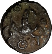Bronze with swastika, Gaul, 60 BC - 40 BC reverse image
