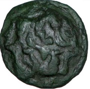 Bronze with confronted wolves and horse obverse image