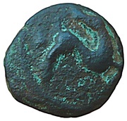 Bronze with horse turning its head obverse image
