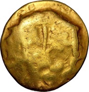 ¼ Gold Stater with crescent obverse image
