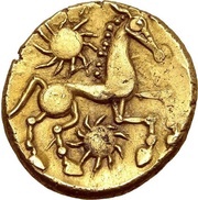 Stater, Gaul, 60 BC - 25 BC reverse image