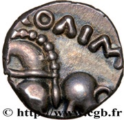 Denier with large eye SOLIMA/COLIMA, Gaul, 60 BC - 40 BC reverse image