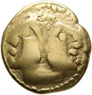 ¼ Stater with Janus head obverse image