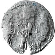 Dinar - Chaka - Early Noghay rule in Bulgaria unknown mint; stamped Tamgas; imitation of Venetian grosso, Bulgaria, 690-693 reverse image