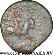 Bronze with horseman MEDIO, Gaul, 60 BC - 40 BC reverse image