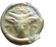 Potin with bucranium obverse image