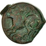 Bronze ATISIOS REMO class I, Gaul, 60 BC - 40 BC reverse image