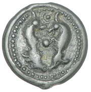 Potin with confronted animals Class II obverse image