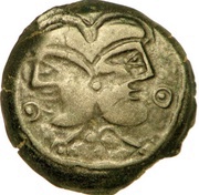 Bronze with janiform head Class II obverse image
