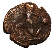 Bronze with running character and stars obverse image